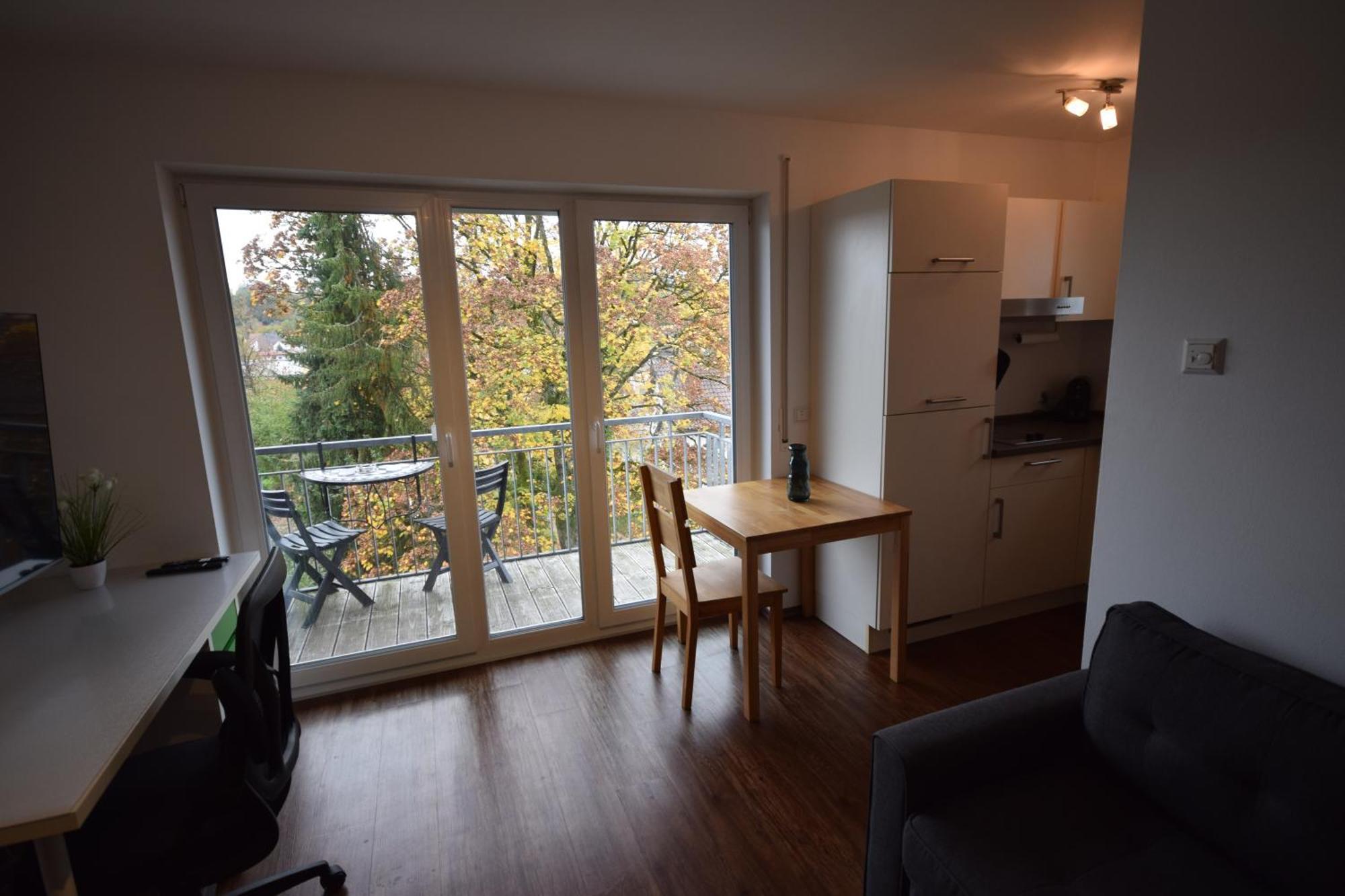 Apartment Nestwerk Komfort R23-13 - Balkon, Arbeitsplatz & Hochschulnaehe